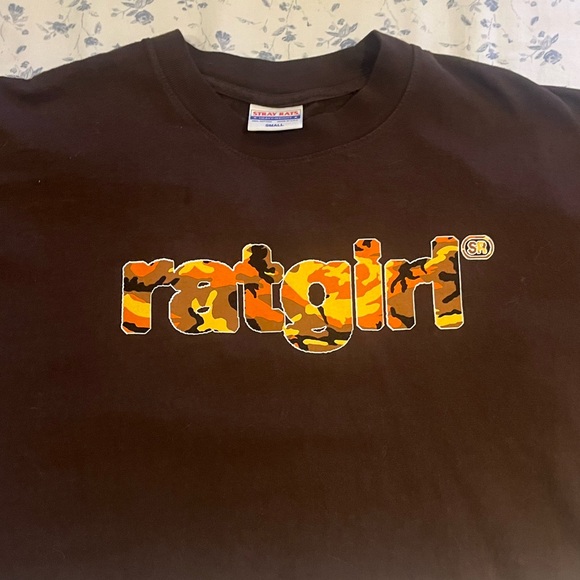STRAY RATS CAMO RATGIRL T SHIRT - Picture 4 of 5